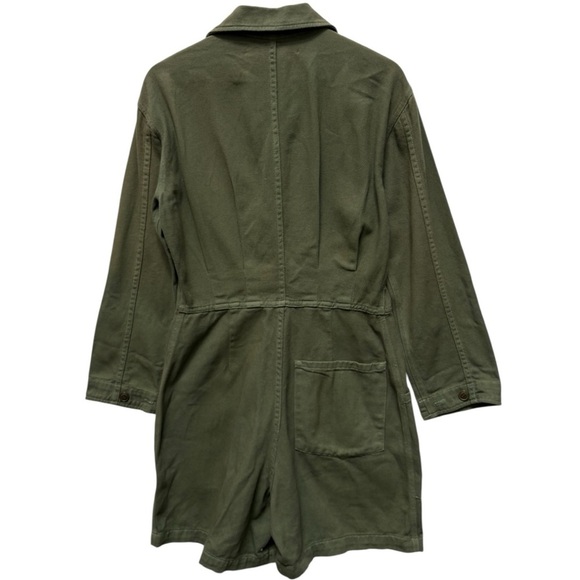 Free People Bliss And Mischief Short Flight Suit Romper Green Size Small - Picture 3 of 12